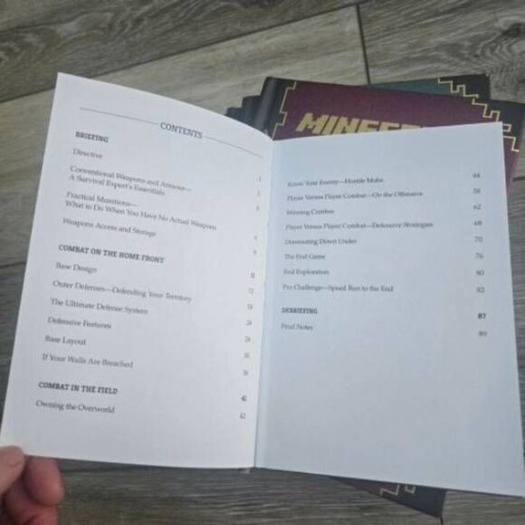 Minecraft lot of 5 books Combat, Essential, Construction, Redstone, & Survivors - Picture 14 of 15